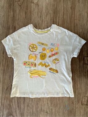 Mini Boden Pasta Graphic T-Shirt